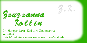 zsuzsanna kollin business card